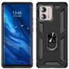 Military Grade Hybrid Case with Ring Grip for Motorola Moto G Stylus 5G 2024 - Black