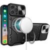 Superior Series Hybrid Case with MagSafe Ring Stand and Camera Lens Cover for iPhone 16 Pro Max