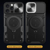 Superior Series Hybrid Case with MagSafe Ring Stand and Camera Lens Cover for iPhone 16 Pro - Black