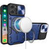 Superior Series Hybrid Case with MagSafe Ring Stand and Camera Lens Cover for iPhone 16 Pro - Blue