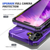 Military Grade TUFF MagSafe Case with Rotating Ring Stand for iPhone 16 - Purple