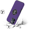 360 Rotating Ring Grip Hybrid Case for iPhone 16 Pro Max - Dark Purple