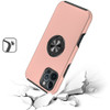 360 Rotating Ring Grip Hybrid Case for iPhone 16 Pro Max - Rose Gold