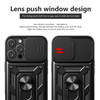 Superior Series Hybrid Case with Ring Grip and Camera Lens Cover for iPhone 16 Pro - Black