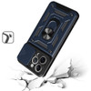 Superior Series Hybrid Case with Ring Grip and Camera Lens Cover for iPhone 16 Pro - Blue