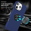 360 Rotating Ring Grip Hybrid Case for iPhone 16 Pro - Blue