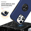 360 Rotating Ring Grip Hybrid Case for iPhone 16 Pro - Blue