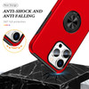 360 Rotating Ring Grip Hybrid Case for iPhone 16 Pro - Red