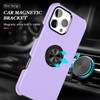 360 Rotating Ring Grip Hybrid Case for iPhone 16 Pro - Purple