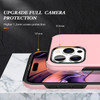 360 Rotating Ring Grip Hybrid Case for iPhone 16 Pro - Pink