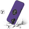 360 Rotating Ring Grip Hybrid Case for iPhone 16 - Dark Purple