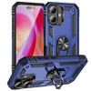 Military Grade Hybrid Case with Ring Grip for iPhone 16 Plus - Blue
