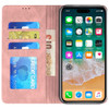 Leather Folio Wallet Case for iPhone 16 Pro - Pink