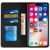 Leather Folio Wallet Case for iPhone 16 - Black