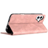 Leather Folio Wallet Case for iPhone 16 - Pink