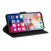 Extra Series Essential Leather Wallet Stand Case for iPhone 16 - Black