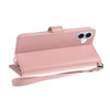 Extra Series Essential Leather Wallet Stand Case for iPhone 16 - Rose Gold
