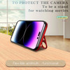 MagSafe Compatible Hybrid Case with Camera Ring Stand for iPhone 16 Pro Max - Red