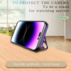 MagSafe Compatible Hybrid Case with Camera Ring Stand for iPhone 16 - Purple
