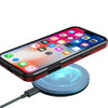 MagSafe Compatible Hybrid Case with Camera Ring Stand for iPhone 16 - Red