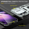 Military Grade Ring Holder Case with Camera Lens Cover for iPhone 16 Plus - Grey
