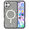 Crystal Glitter Fusion Case with MagSafe for iPhone 16 - Smoke