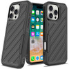 Military Grade Noble Hybrid Armor Case for iPhone 16 Pro Max - Black