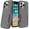 Military Grade Noble Hybrid Armor Case for iPhone 16 Pro Max - Grey