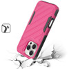 Military Grade Noble Hybrid Armor Case for iPhone 16 Pro Max - Hot Pink