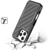 Military Grade Noble Hybrid Armor Case for iPhone 16 Pro - Black Grey