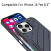 Military Grade Noble Hybrid Armor Case for iPhone 16 Pro - Blue