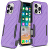 Military Grade Noble Hybrid Armor Case for iPhone 16 Pro - Purple