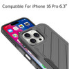 Military Grade Noble Hybrid Armor Case for iPhone 16 Pro - Grey