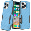 Military Grade Noble Hybrid Armor Case for iPhone 16 Pro - Sky Blue
