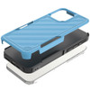 Military Grade Noble Hybrid Armor Case for iPhone 16 Pro - Sky Blue