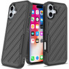 Military Grade Noble Hybrid Armor Case for iPhone 16 Plus - Black