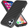 Military Grade Noble Hybrid Armor Case for iPhone 16 Plus - Black