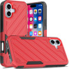 Military Grade Noble Hybrid Armor Case for iPhone 16 Plus - Red