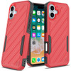 Military Grade Noble Hybrid Armor Case for iPhone 16 Plus - Red