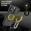 Dual Layer MagSafe Case with Rotating Stand and Privacy Camera Cover for iPhone 16 Pro Max
