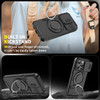 Dual Layer MagSafe Case with Rotating Stand and Privacy Camera Cover for iPhone 16 Pro