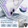 Vivid Hybrid Case with MagSafe for iPhone 16 - Purple