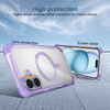 Vivid Hybrid Case with MagSafe for iPhone 16 Plus - Purple