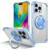 Vivid Hybrid MagSafe Case with Rotating Ring Stand for iPhone 16 Pro - Light Blue