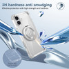 Vivid Hybrid MagSafe Case with Rotating Ring Stand for iPhone 16 - Clear