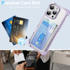 Vivid Hybrid Case with Card Slot for iPhone 16 Pro Max - Purple