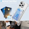 Vivid Hybrid Case with Card Slot for iPhone 16 Pro - Clear