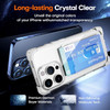 Vivid Hybrid Case with Card Slot for iPhone 16 Pro - Clear