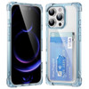 Vivid Hybrid Case with Card Slot for iPhone 16 Pro - Blue