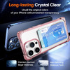 Vivid Hybrid Case with Card Slot for iPhone 16 Pro - Pink
